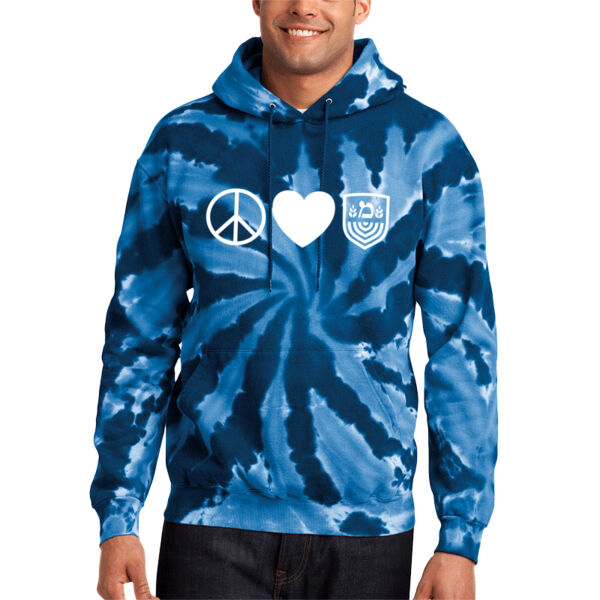 Port & Company - Tie-Dye Pullover Hooded Sweatshirt - Printed Logo Thumbnail