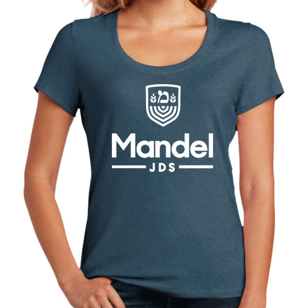 District ® - Womens Flex Scoop Neck Tee - Printed Logo Thumbnail
