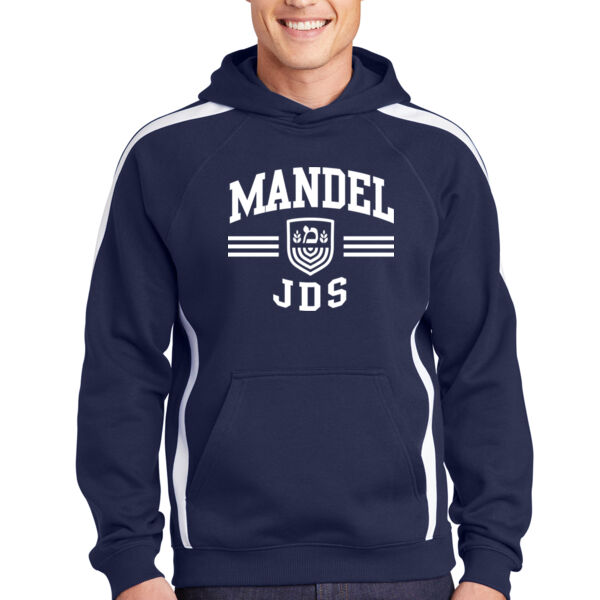 Sport-Tek® Sleeve Stripe Pullover Hooded Sweatshirt - Printed Logo Thumbnail