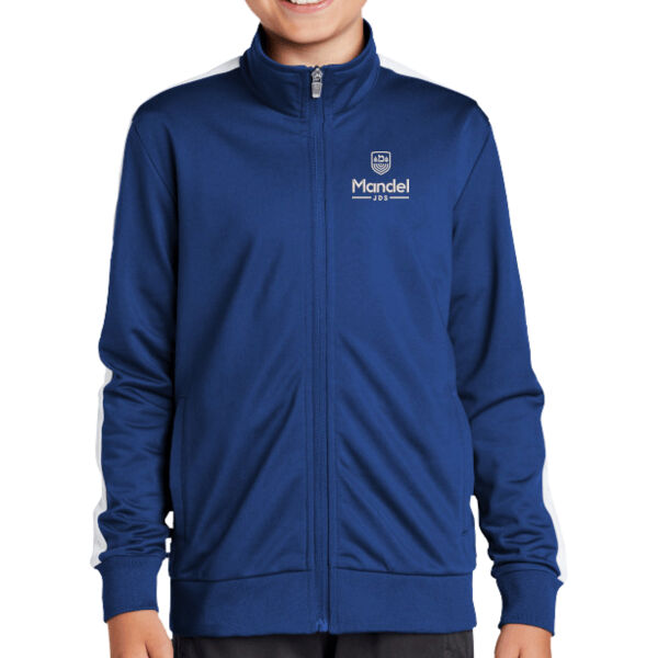 Sport-Tek ® Youth Tricot Track Jacket - Embroidered Logo Thumbnail