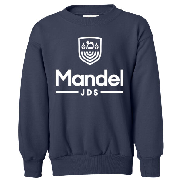 Hanes - Ecosmart® Youth Crewneck Sweatshirt - Printed Logo Thumbnail