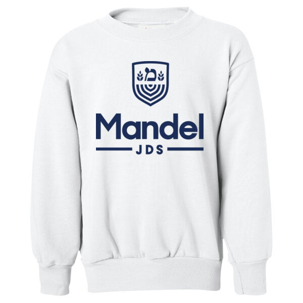 Hanes - Ecosmart® Youth Crewneck Sweatshirt - Printed Logo Thumbnail