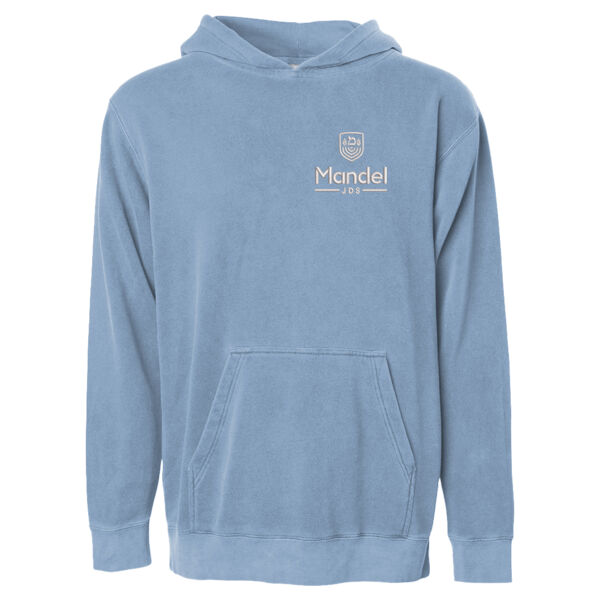 Independent Trading Co. - Youth Midweight Pigment-Dyed Hooded Sweatshirt - Embroidered Logo Thumbnail