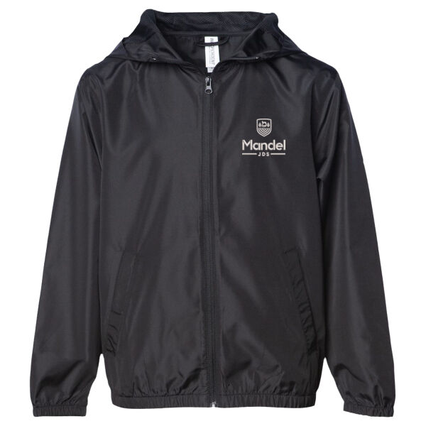 Independent Trading Co. Youth Lightweight Windbreaker Full-Zip Jacket  - Embroidered Logo Thumbnail