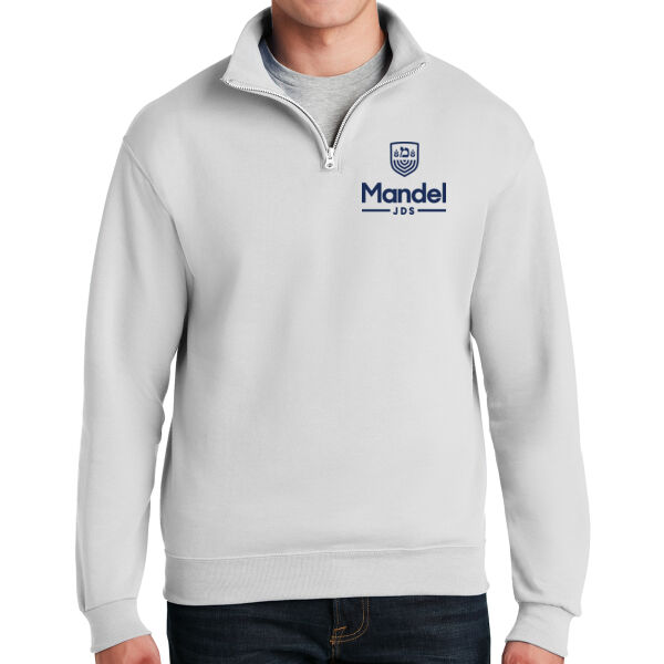 Jerzees NuBlend 1/4 Zip Cadet Collar Sweatshirt - Printed Logo Thumbnail