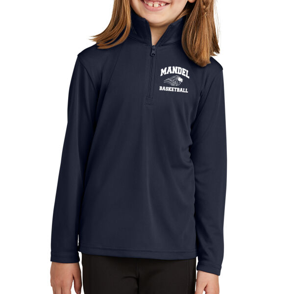 Sport Tek Youth Posicharge Competitor 1/2 Zip Pullover - Embroidered Logo Thumbnail