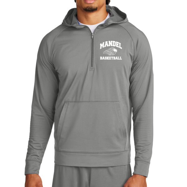 Sport Tek Sport Wick Stretch 1/2 Zip Hoodie - Embroidered Logo Thumbnail