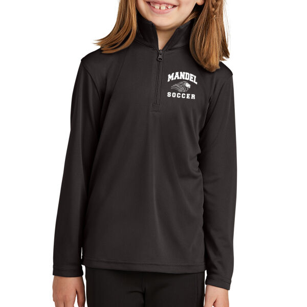 Sport Tek Youth Posicharge Competitor 1/2 Zip Pullover - Embroidered Logo Thumbnail