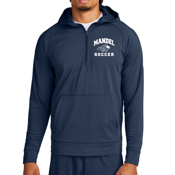 Sport Tek Sport Wick Stretch 1/2 Zip Hoodie - Embroidered Logo Thumbnail