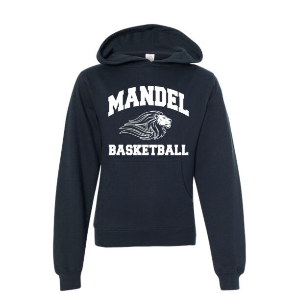 Youth Midweight Hooded Sweatshirt - Printed Logo Thumbnail