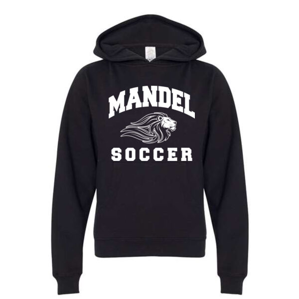 Youth Midweight Hooded Sweatshirt - Printed Logo Thumbnail