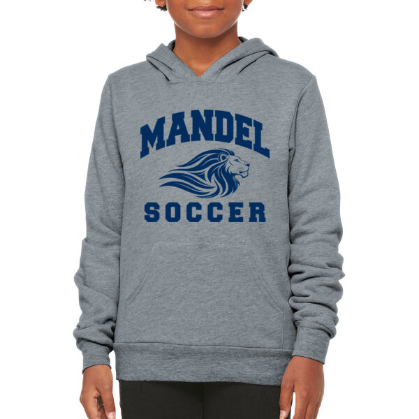 BELLA + CANVAS Youth Sponge Fleece Pullover Hoodie - Printed Logo Thumbnail