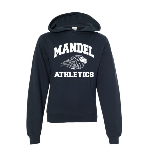 Youth Midweight Hooded Sweatshirt - Printed Logo Thumbnail