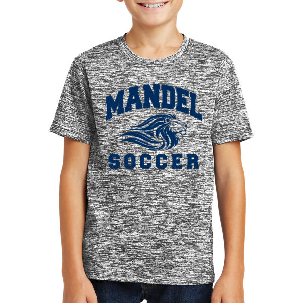 Sport Tek Youth PosiCharge Electric Heather Tee - Printed Logo Thumbnail