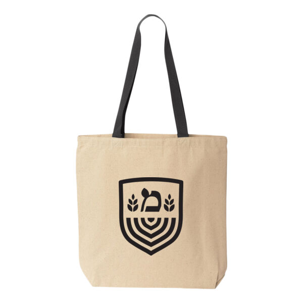 Liberty Bags Natural Tote with Contrast-Color Handles - Printed Logo Thumbnail