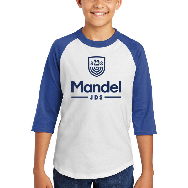 Sport-Tek Youth Colorblock Raglan Jersey - Printed Logo Thumbnail
