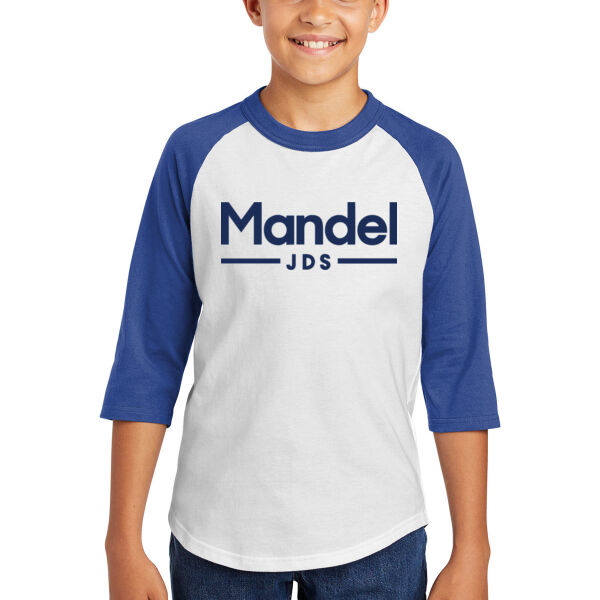 Sport-Tek Youth Colorblock Raglan Jersey - Printed Logo Thumbnail