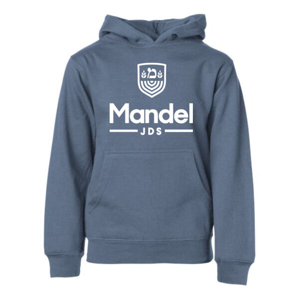 Independent Trading Co Youth Midweight Hooded Sweatshirt - Printed Logo Thumbnail