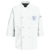 Eight Pearl Button Chef Coat with Thermometer Pocket Thumbnail