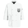 Eight Pearl Button Chef Coat with Thermometer Pocket Thumbnail