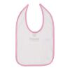 Infant Contrast Trim Premium Jersey Bib Thumbnail