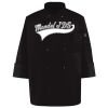 Ten Pearl Button Black Chef Coat Thumbnail