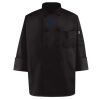 Black Knot Button Chef Coat Thumbnail