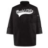 Black Knot Button Chef Coat Thumbnail